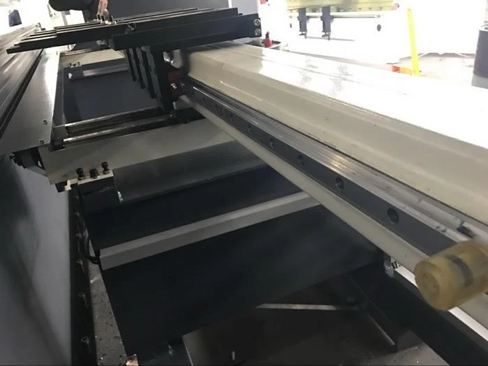 AHYW Yawei 400T6m powerful heavy duty metal bending back gauge