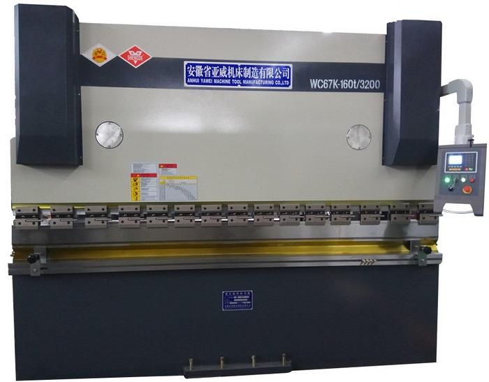 China Yawei 160T3M plate bending machine 2 axis press brake AHYW factory