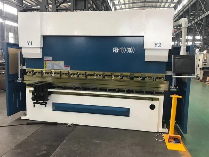 China Yawei made PBH 130T3m  CNC Press Brake suppliers DELEM DA58T 2D Touch screen controller