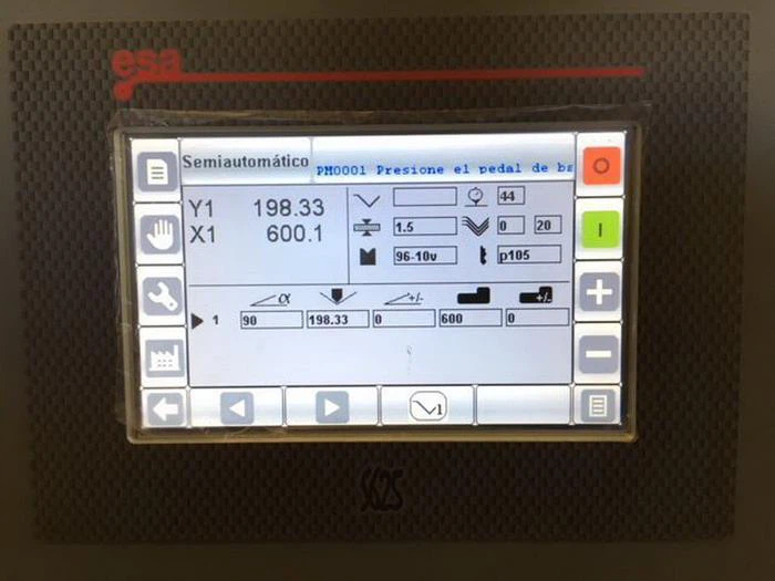 Italy made ESA S625 2 axis NC Press brake controller Yawei bending machine china manufactures